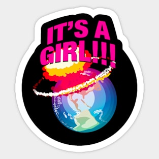 It's a girl Sticker